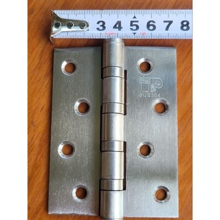 bản lề lá, bản lề cửa 13cm dày 3li inox 304 không rỉ sét dùng cho cửa sắt, cửa gỗ dày đúng tiêu chuẩn
