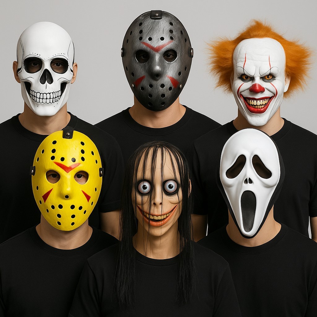 Ac22 Mặt nạ ma lạ mắt Halloween Cosplay cho bữa tiệc