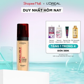 Kem nền che phủ bất bại 32H, tự nhiên như da thật L’Oréal Paris Infaillible 32H Foundation Vitamin C SPF 25 30Ml