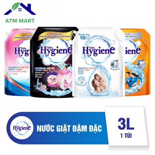   Hoả Tốc HN  Nước Giặt Đậm Đặc Hygiene 3L Màu Đen Hồng Cam Trắng 