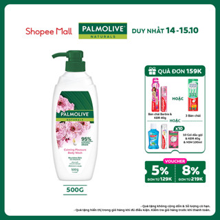 Sữa tắm Palmolive chiết xuất thiên nhiên dưỡng da ẩm mịn từ hoa 500g
