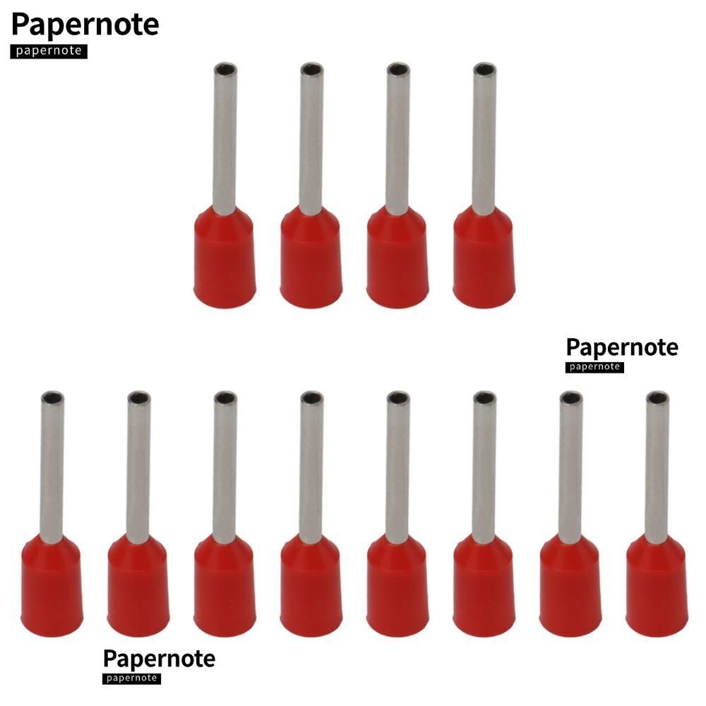 PAPERNOTE 1000 Chiếc Thiết Bị Đầu Cuối Ferrules Cách Nhiệt, Cho AWG22 (0.5mm2) Dây Đỏ Dây Kết Nối Fe