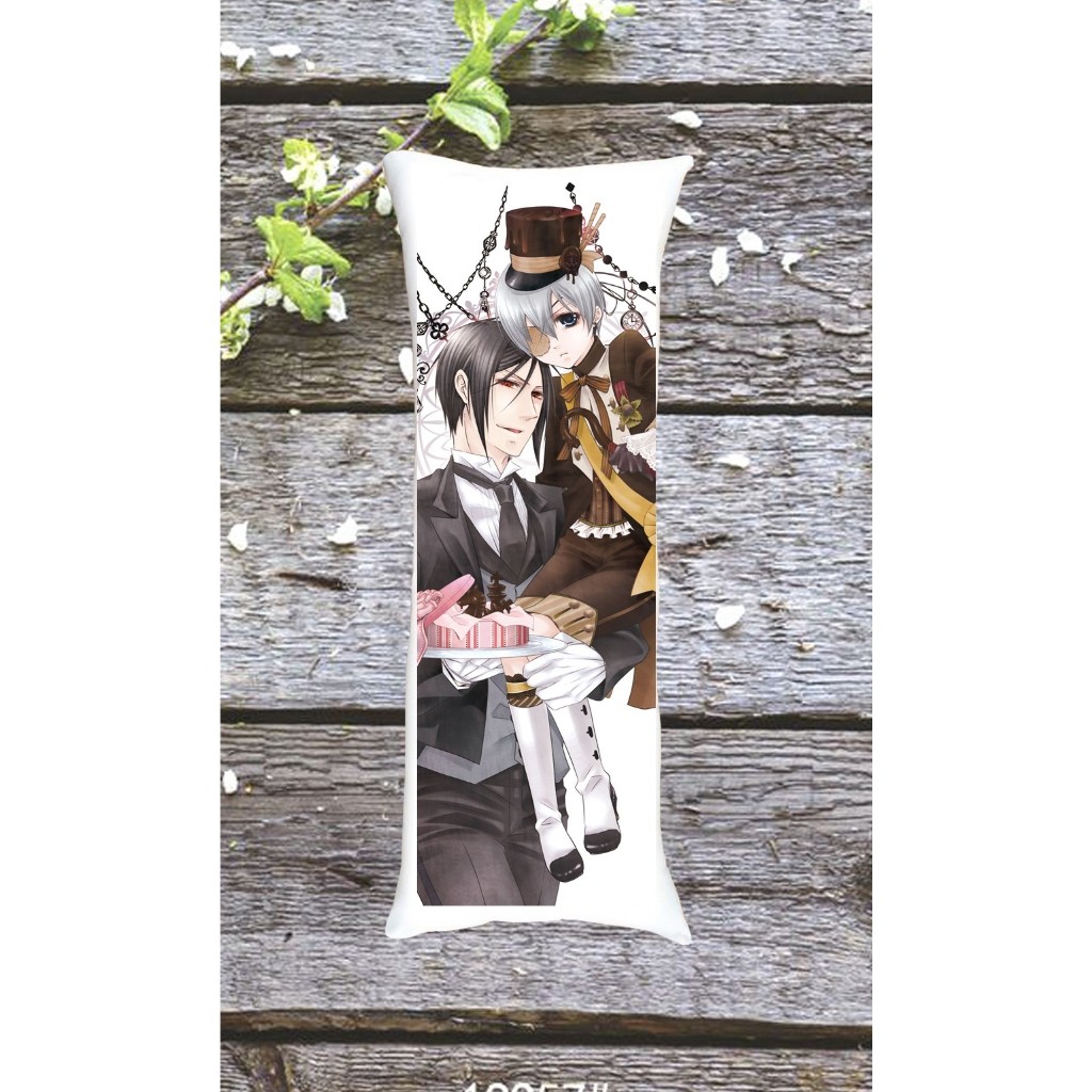 Gối ôm amime hắc quản gia / gối ôm anime kuroshitsuji  anime dài 40cm x1m
