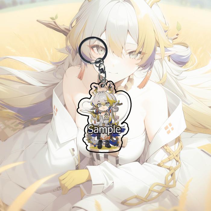 Gantungan Kunci Arknights Shu- Key Chain - Gantungan Hp - Souvenir - Ganci Anime - Game - Keychain- 