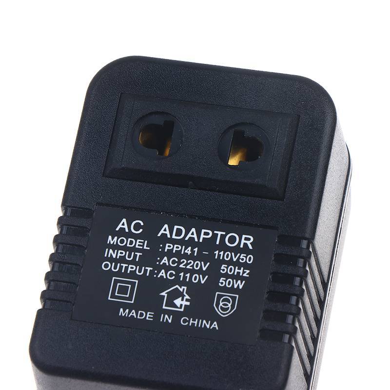 Haostontop EU US Plug Step Down Transformer Travel Adapter AC220V sang 110V hoặc 110 sang 220V Bộ ch