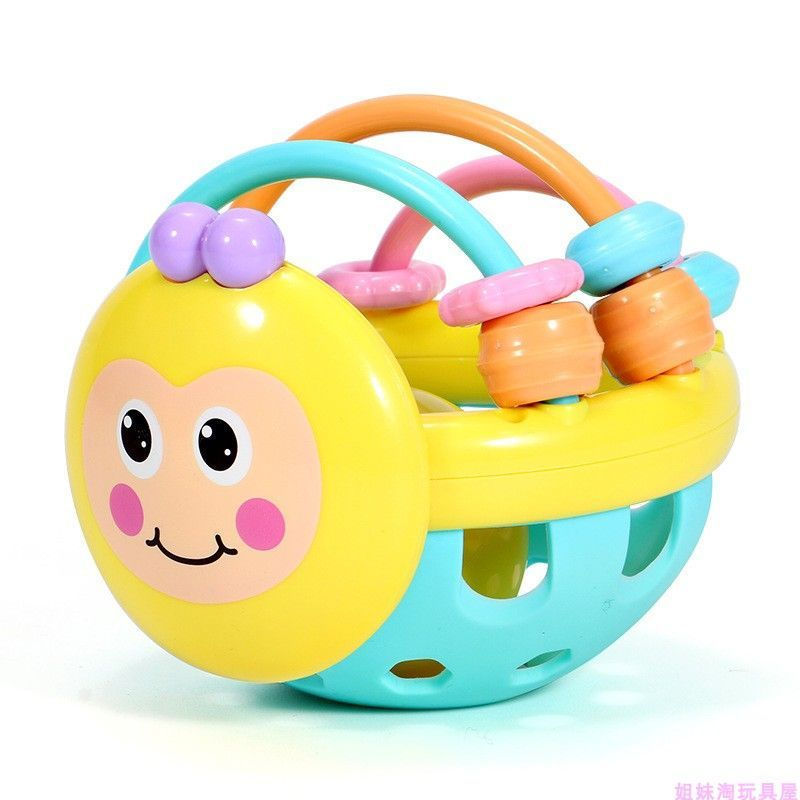 TQ~Manhattan hand-held ball baby educational toy, chewable teething toy and teething stick0One1Years