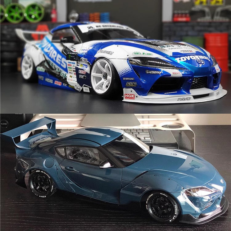 🔥có hàng sẵn🔥vỏ xe rc crawler Vỏ thân xe RC​ phụ kiện xe rc 24K RC Toyota Supra GR MK5 A90 Vỏ ô tô 1