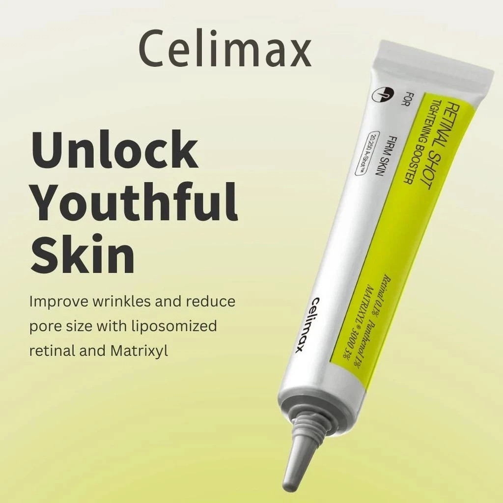 Celimax The Vita A Retinal Shot Tight Booster 15ml Dạng lỏng nhẹ, thấm nhanh, không gây nhờn rít,