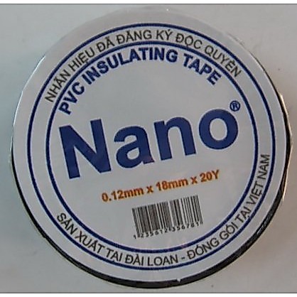 combo 2 cuộn băng keo điện nano đen,trắng