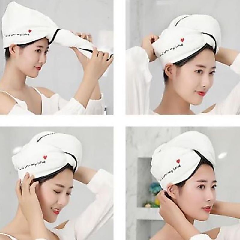 khăn ủ tóc-khăn quấn tóc lau khô siêu nhanh