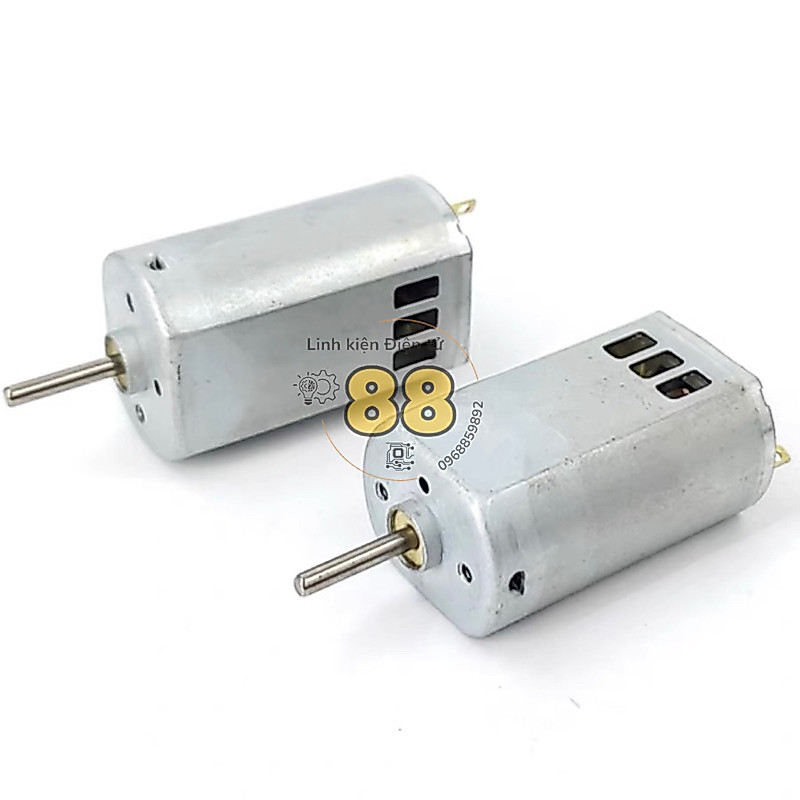 Động cơ 180 tốc độ cao, công suất cao, có lỗ tản nhiệt. Motor 180-4227/48 DC 7.4V 34500 vòng/phút