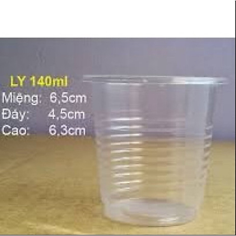 Combo 50 ly kèm nắp 140ml