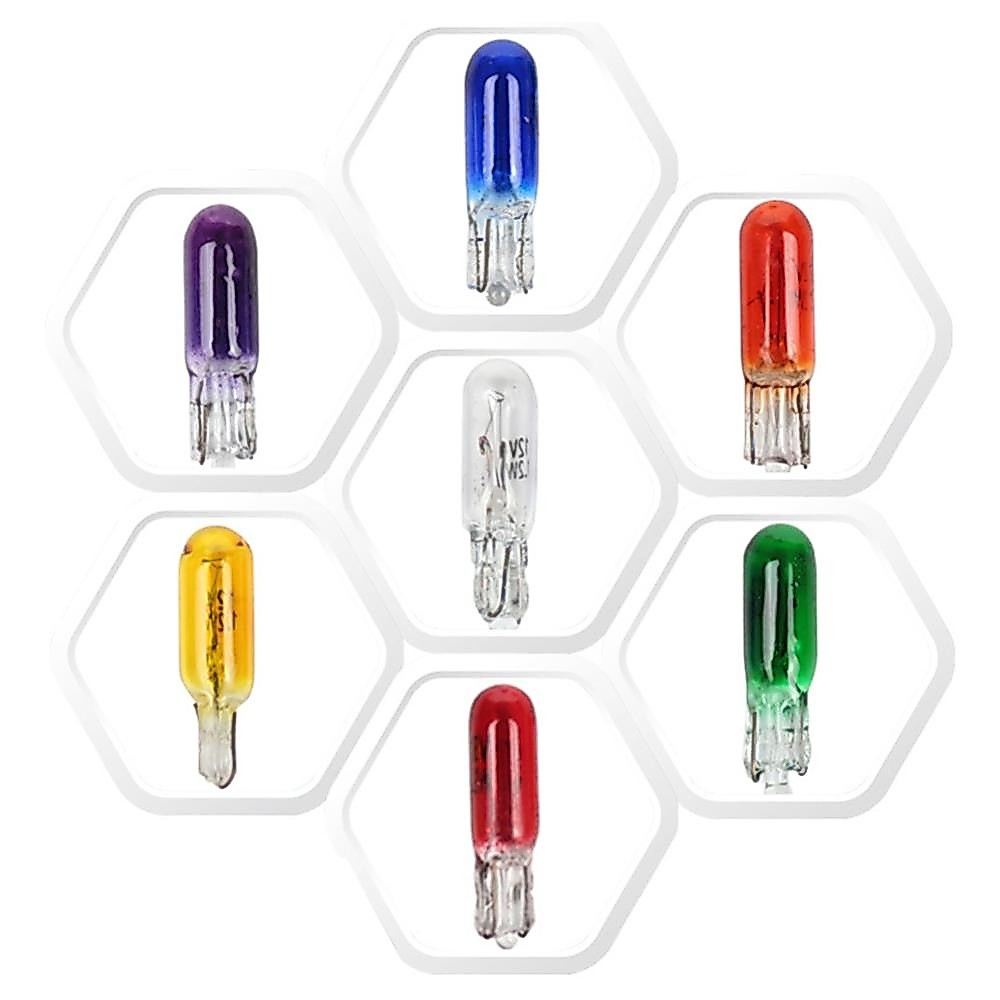 Mt 10 Chiếc W2W T5 12V 1.2W Đèn Halogen Ô Tô Nhạc Cụ Đèn Bảng Điều Khiển T5 Bóng Đèn LED Nhạc Cụ Ô T