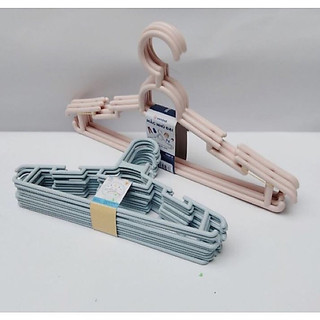 Set 5/10 Móc nhựa Việt Nhật treo quần áo trẻ em, người lớn