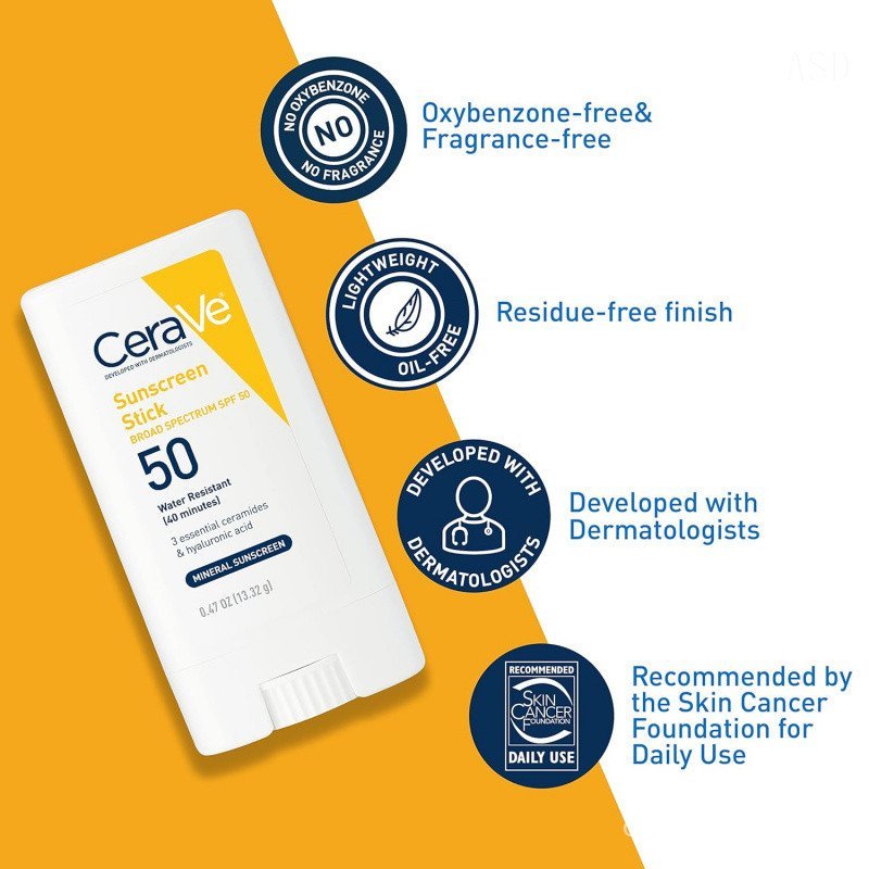 Kem chống nắng khoáng CeraVe SPF 50, Broad Spectrum SPF + Hyaluronic Acid + Ceramides, Titanium Diox