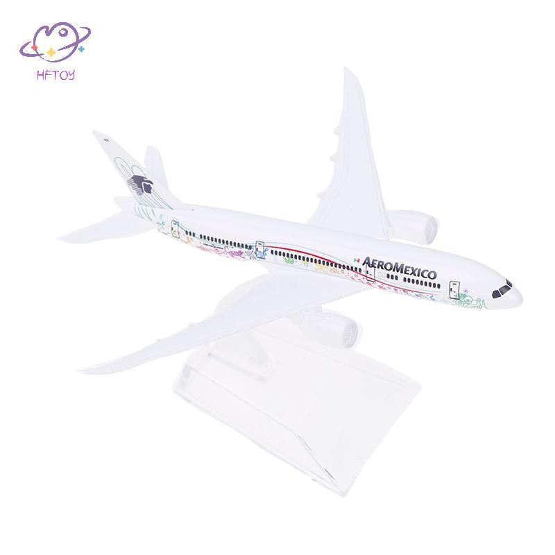 HFTOY 16cm 1 / 400 Cân Hợp Kim Kim Kim Loại Mexico Air AEROMEXICO B787 Mẫu Máy Bay Hãng Hàng Không B