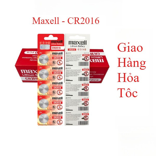 Pin Maxell CR2016 Lithium 3v - Hàng Chính Hãng - Chất Lượng Cao