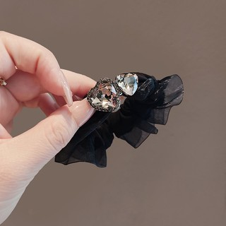  Tình Yêu Ngọt Ngào - Scrunchy Nhẫn Kim Cương Giả Độ Đàn Hồi Cao Cho Dây Buộc Tóc Đuôi Ngựa Thấp 