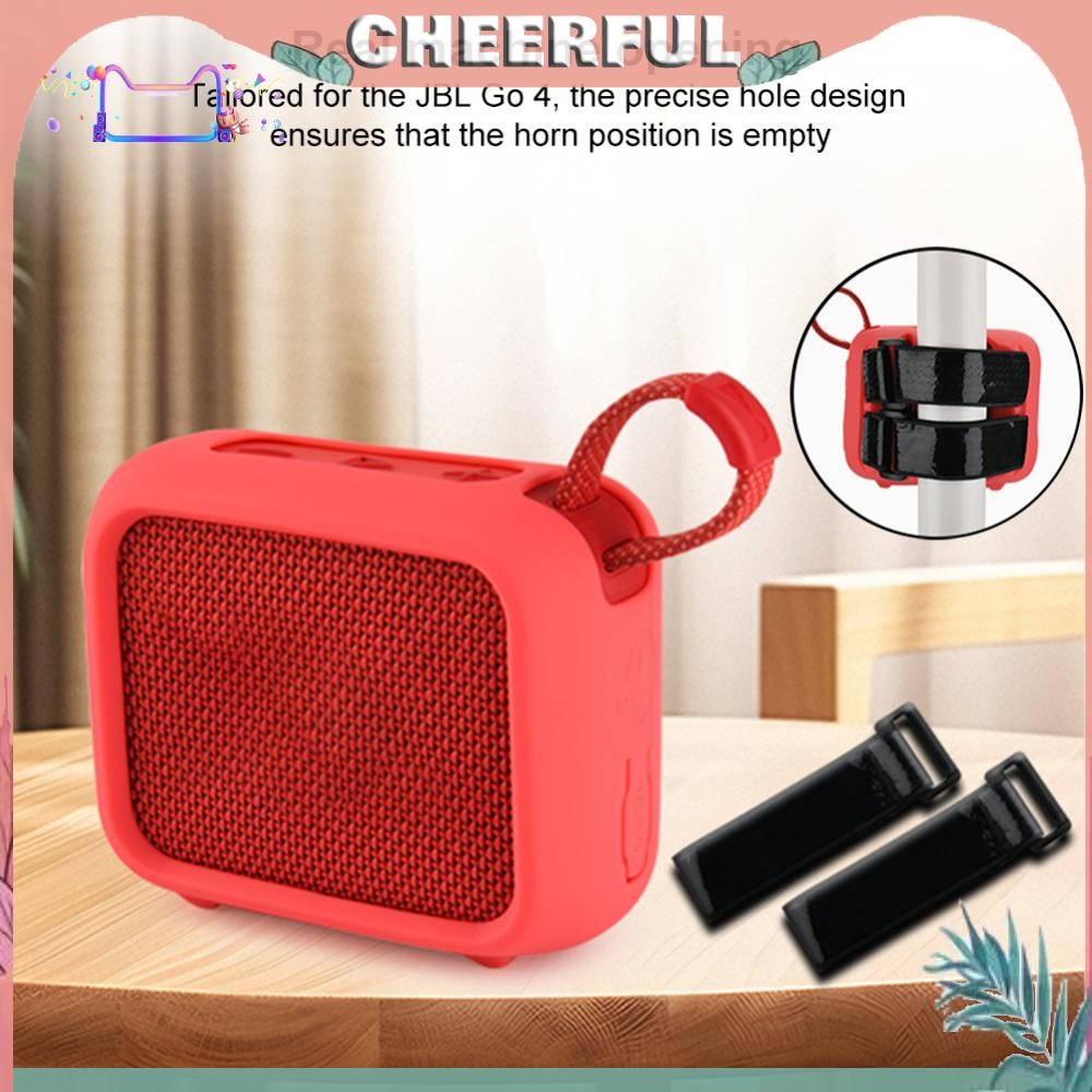 Ốp Lưng Silicon Di Động Loa Có Dây Đeo Loa Chống Sốc Vỏ Bảo Vệ Cho Loa JBL Go 4