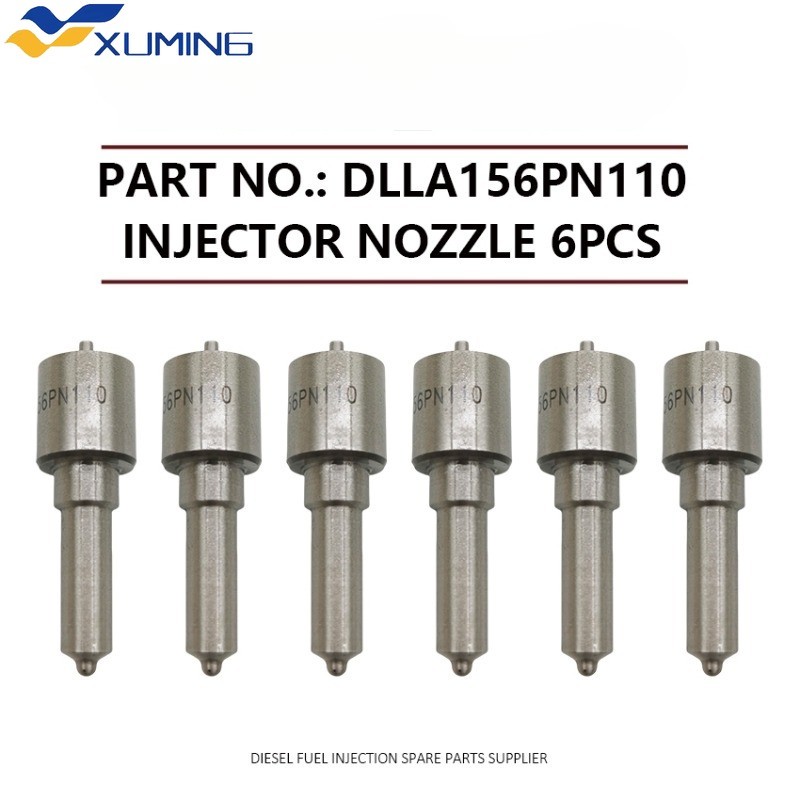 Đầu phun nhiên liệu XM 6 chiếc 105017-1100 DLLA156PN110 cho ISUZU Forward 6BG1 6BG1T