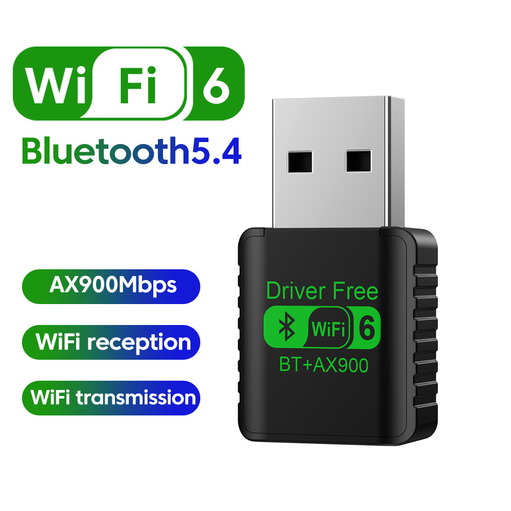AX900M Drive Free WiFi6 Laptop 5G Băng tần kép Máy tính để bàn USB Bộ thu thẻ mạng không dây bên ngo