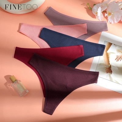 Quần Lót Finetoo Cho Nữ, Kháng Khuẩn, Thiết Kế Chữ G Thấp, Màu Trơn
