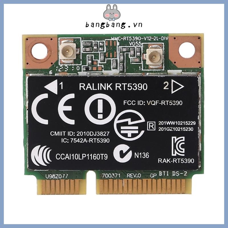 Bang RT5390 Half Mini PCIe Wlan Card SPS 670691-001 cho RaLink HP436 CQ45 SP