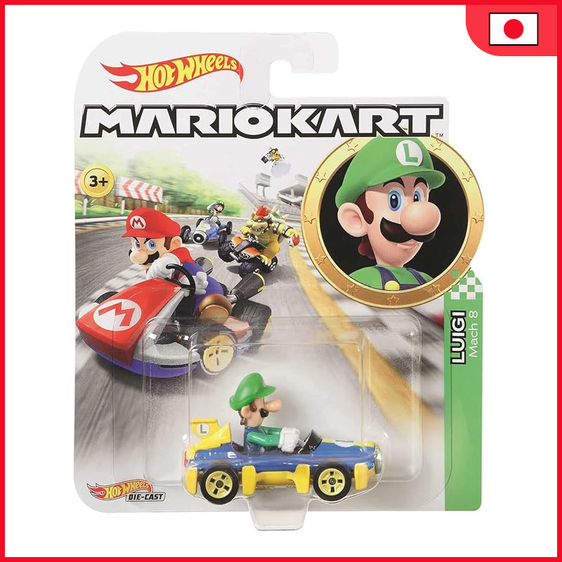 Hot Wheels Mario Kart Luigi Mach 8 GBG27