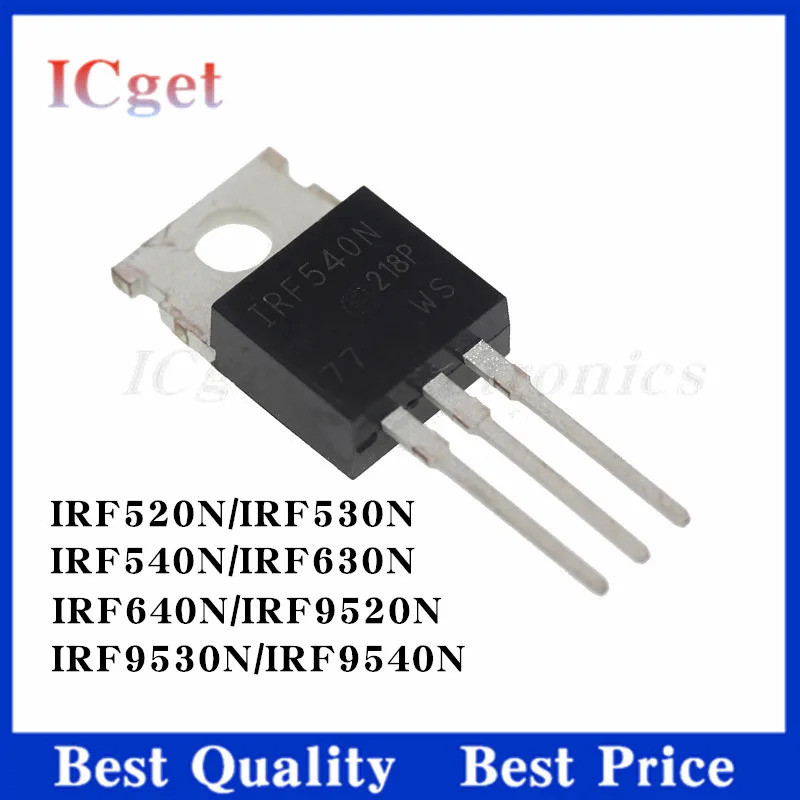 5 Chiếc IRF520N IRF530 IRF540 IRF630 IRF640 IRF9520 IRF9530 IRF9540 IRF530N 540N 630N 640N 9520N 953