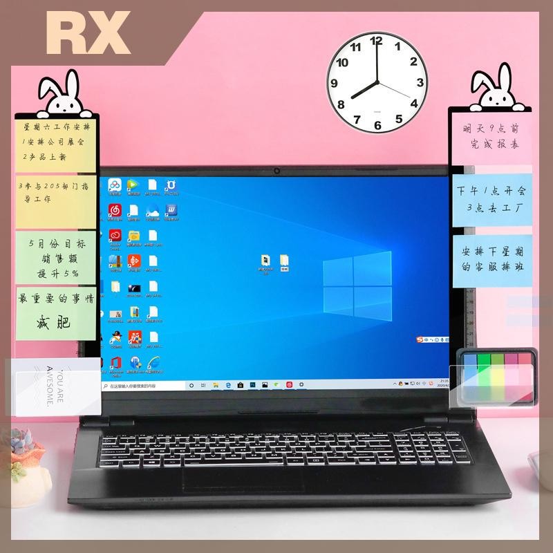 Null Memo Board Acrylic Sticky Note Holder Clear Message Board Nhắc nhở cho màn hình máy tính Màn hì