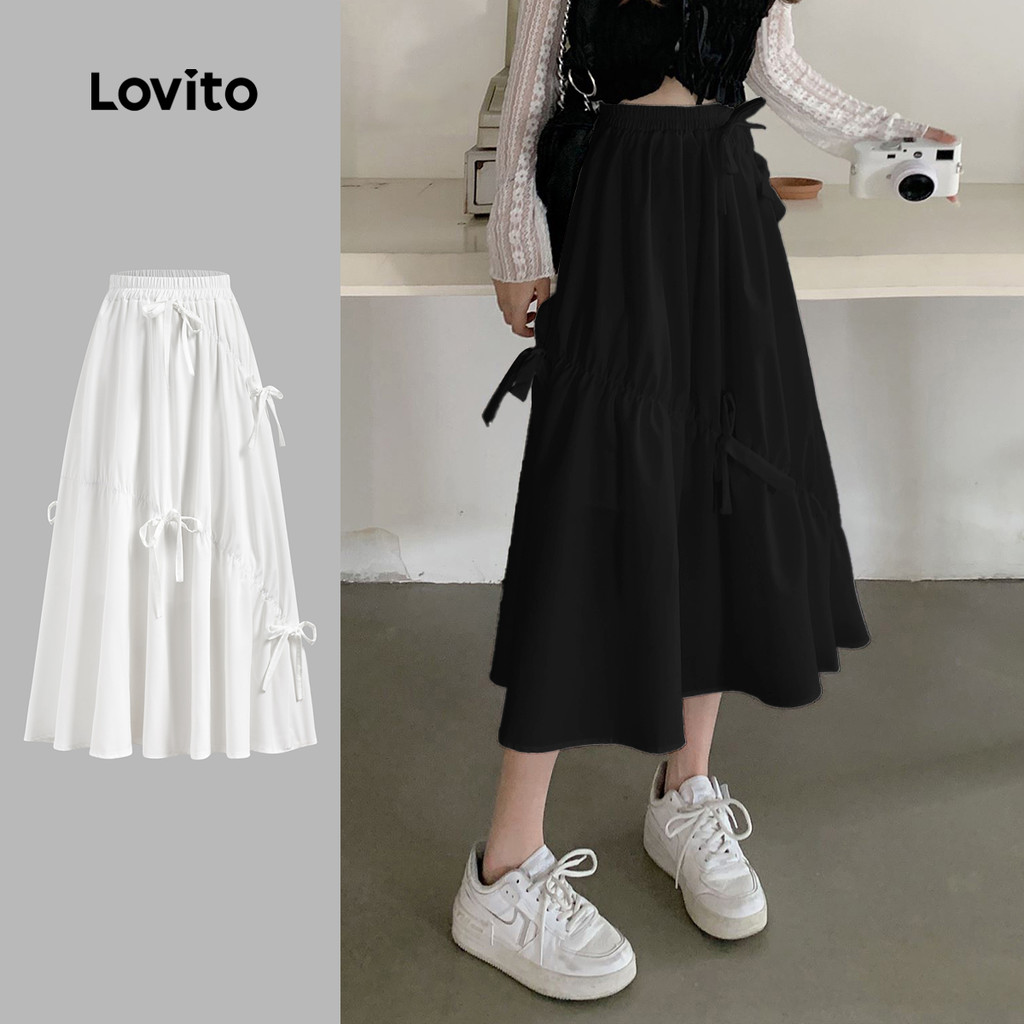 Lovito Váy thường ngày Váy trơn dành cho nữ LNE20099 (Nhiều màu)