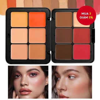 Bảng che khuyết điểm 12 màu Bao gồm mụn trứng cá, quầng thâm & vết thâm cho đường viền dưới mắt & mặt