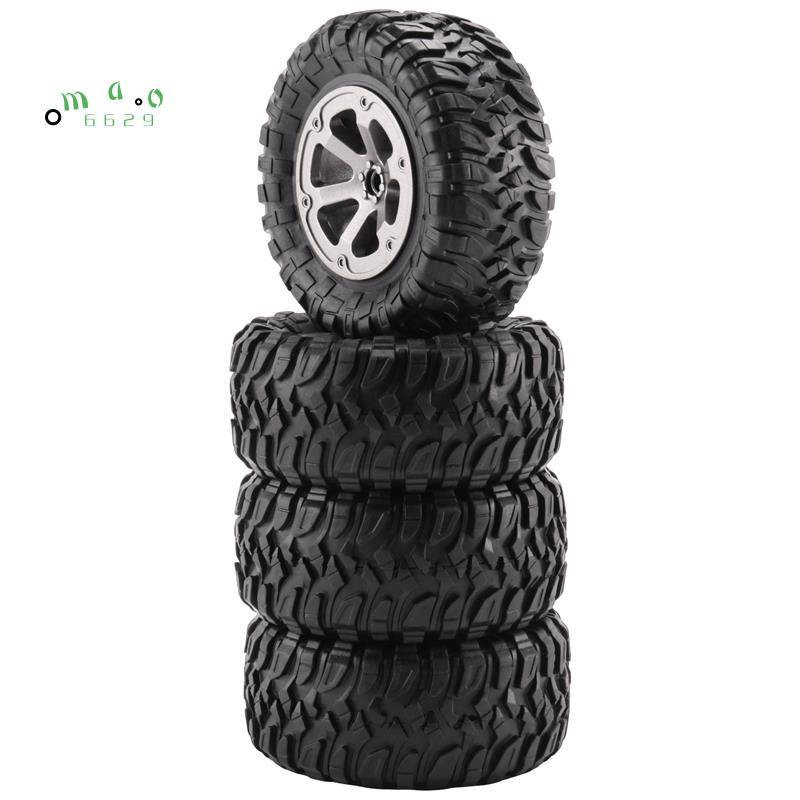 4 Bánh Xe Lốp 73mm Cho C14 C24 B24 B36 MN D90 MN-90 MN99S FY003 FY004 RC Xe Nâng Cấp Phần Phụ Kiện