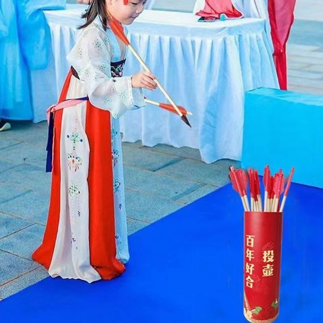 Pitch Pot Pitch Kiss Tương tác Đạo cụ trò chơi nhỏ Khối đám cưới Cửa Tricky Groomsmen Sáng tạo Pitch
