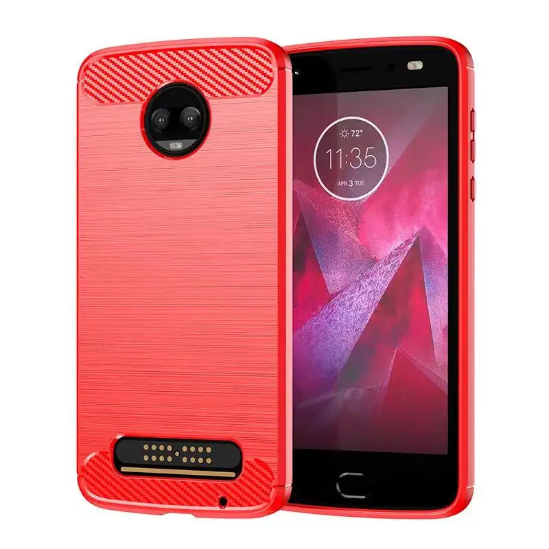 Thích hợp cho Motorola Moto Z2 Z3 Z4 Force Play Safe TPU Soft Case, Vỏ bảo vệ mềm chống sốc với họa 