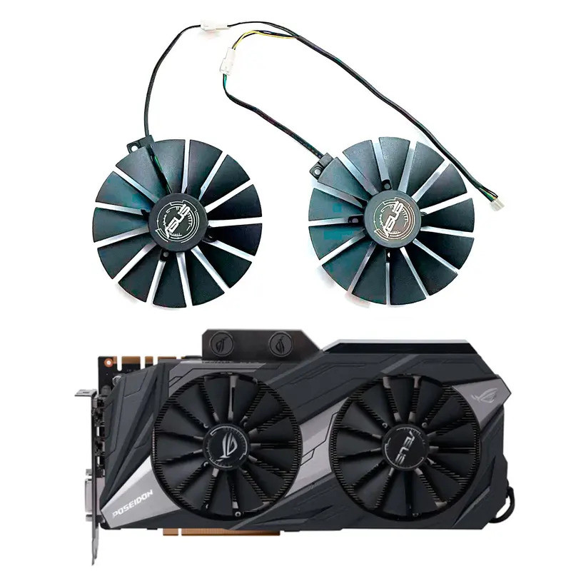 Quạt làm mát Card đồ họa ASUS ROG-POSEIDON-GTX 1080Ti-P11G T129215Quạt làm mát thẻ đồ họa SM / cho A