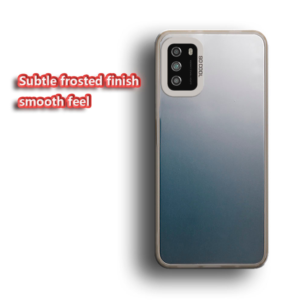 Dành Cho Xiaomi Poco M3 M2010J19CG M2010J19CI Slim Fit Vỏ Silicon Mềm Kết Cấu Laser Kháng Khuẩn Chốn