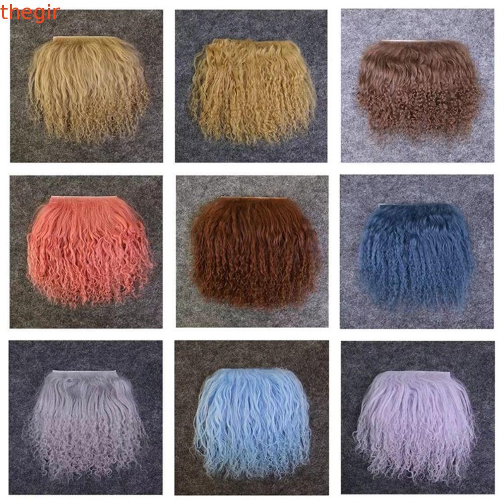 THEGIRL8B BJD Hair Row, Tóc Giả Bjd Doll BJD Hair Wefts, DIY Hair For Doll Hair Wefts Wig Handmade H