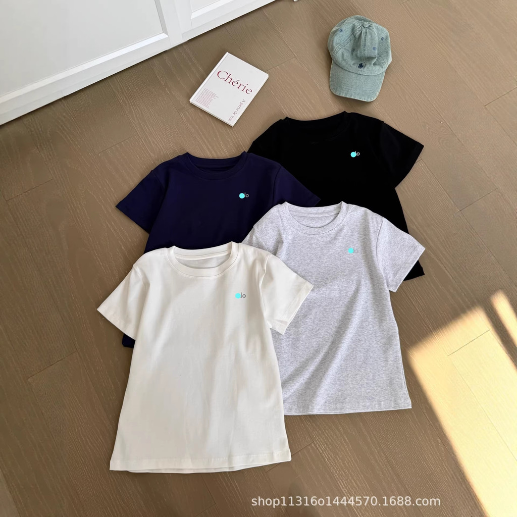 TEYS Alo Basic Short Sleeve！Soft and Skin-Friendly，Loose fit, suitable for all body types，Easy to we