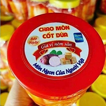 hủ 600gr Chao Môn Cốt Dừa béo