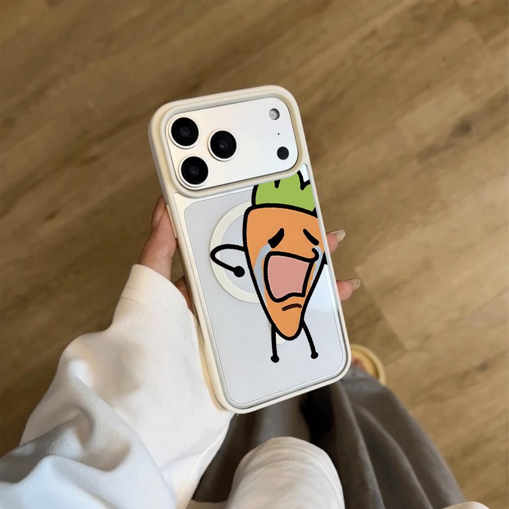 Củ cải Thích hợp iPhone 17/16 trường hợp 15/14/13 mô hình mới 1211 hút từ