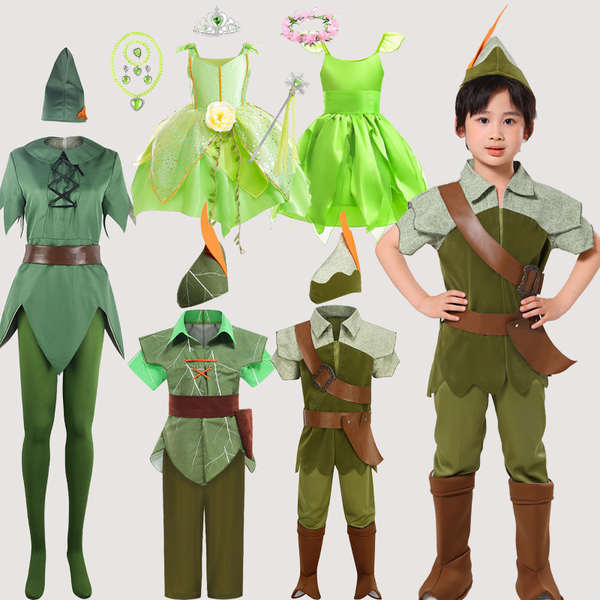 Trang phục Halloween cậu bé Peter Pan cos