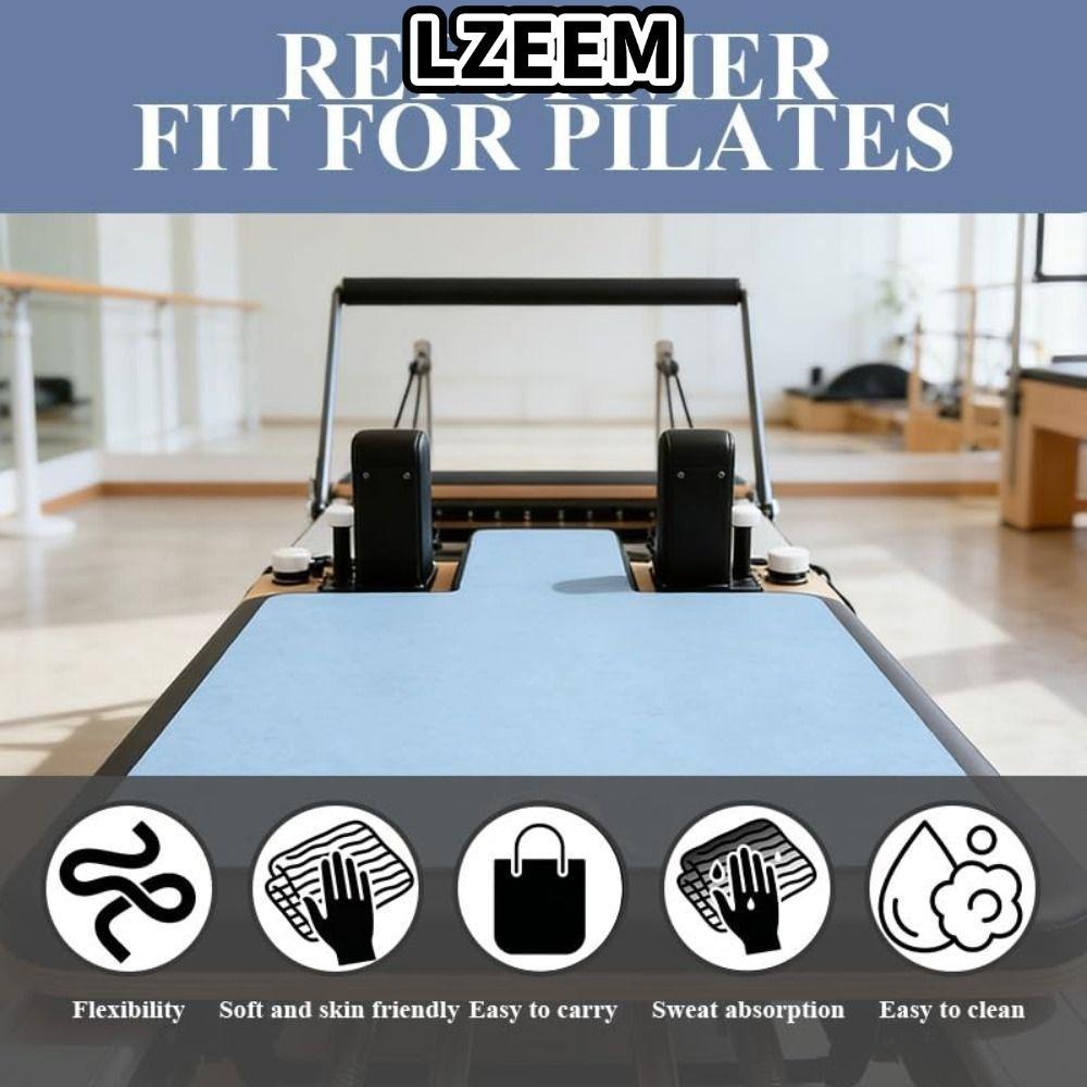 Thảm LZEEM Pilates, Thảm cải cách Pilates lông cừu chống trượt, Máy cải cách Pilates siêu mỏng cầm t