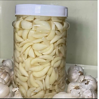 TỎI LÝ SƠN NGÂM CHUA NGỌT KHÔNG ỚT HỦ 500gr (TỎI LÝ SƠN NGÂM GIẤM) - CAM KẾT TỎI CHUẨN LÝ SƠN 100%