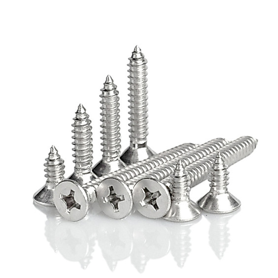 Vít inox 304 đầu bằng thép không gỉ M4*12mm M4*15mm M4*20mm M4*30mm