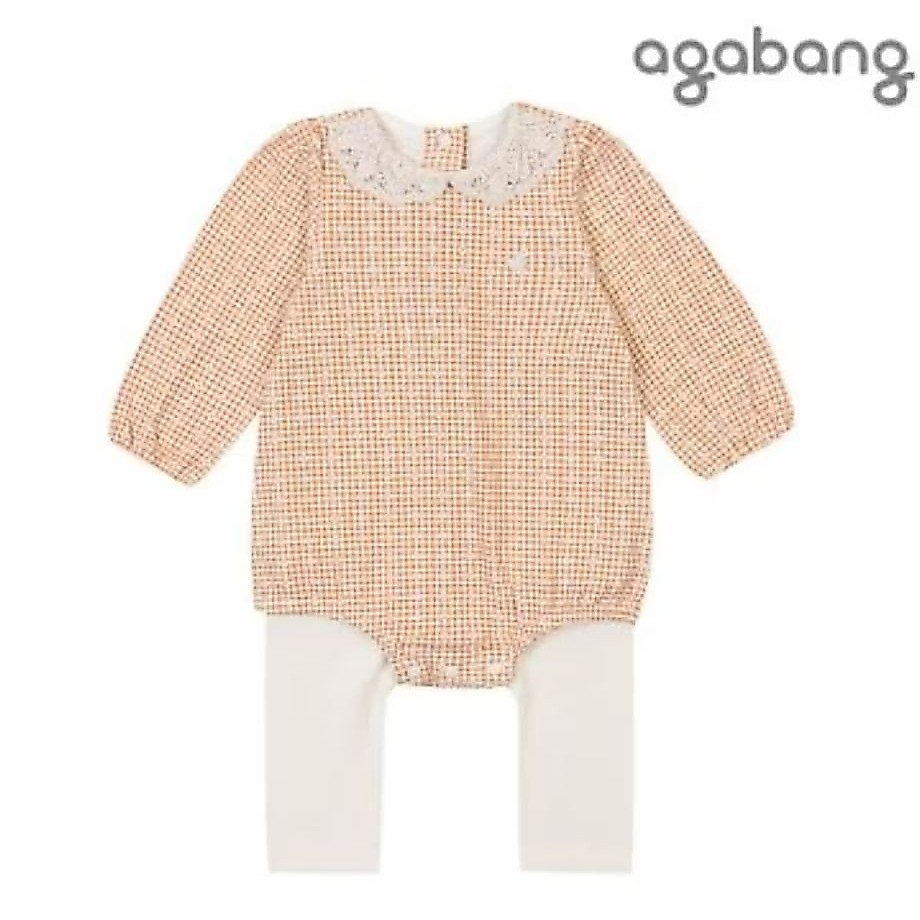 Sz 80-Set body chip+ quần legging gân Agabang