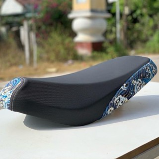  Yên Xe Điện Pega Cap A Gọt Da Phối Sóng Biển - Cá Chép Phong Cách Nhật Cổ -Yên Dùng Được Cho Các Dòng Xe Cáp A Hk Bike 