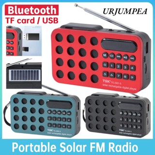  Đài FM di động URJUMPEA Loa Bluetooth Mini toàn băng tần có thể sạc lại Hỗ trợ sạc thẻ USB TF Máy nghe nhạc MP3 