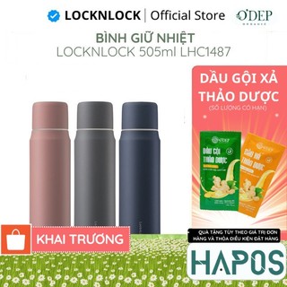  Bình giữ nhiệt 505ml Maman LocknLock Chính hãng giữ nhiệt lâu nắp kín có thể thay thế cốc LHC1487 - HAPOS HEL 