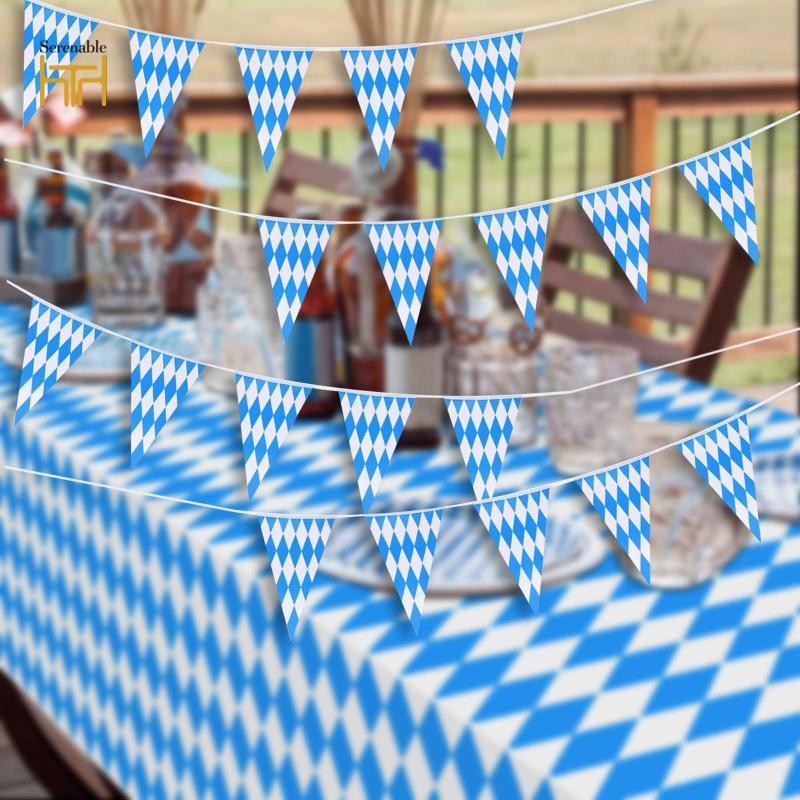 Biểu ngữ Oktoberfest Oktoberfest Cờ Bavaria cho lễ kỷ niệm trần quán Bar
